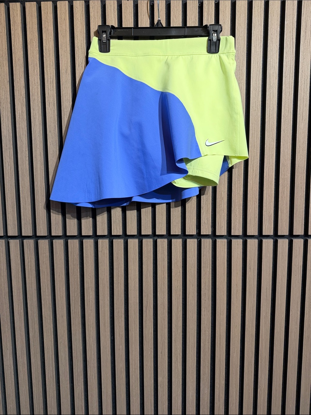 Nike Asymmetrical Colorblock Athletic Mini Skort